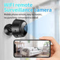 WIFI Remote Surveillance Camera Black 1000mAh