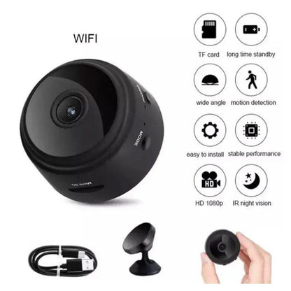 WIFI Remote Surveillance Camera Black 1000mAh