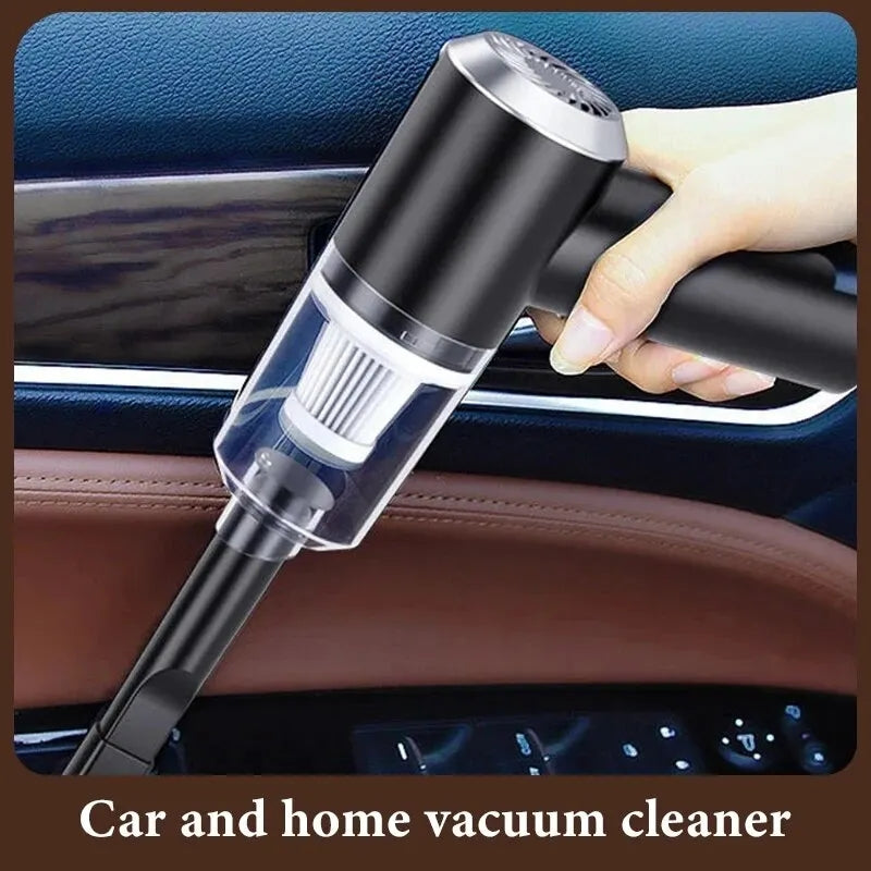 Rechargeable Car Vacuum Cleaner with 4 Attachments