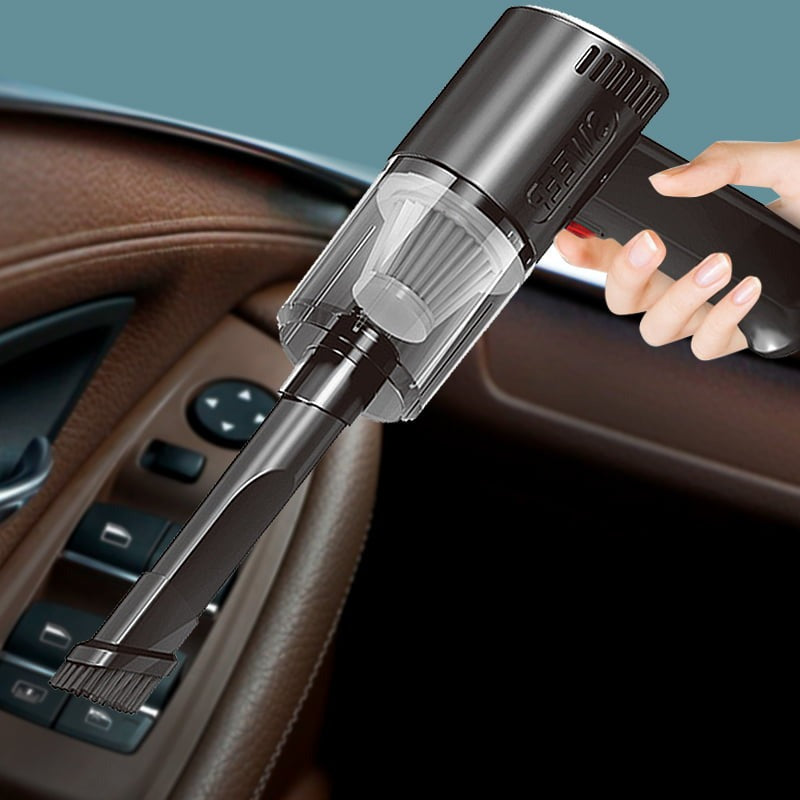 Rechargeable Car Vacuum Cleaner with 4 Attachments